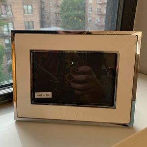 White Leather “Love” Picture Frame